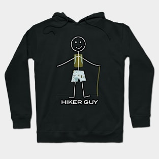 Funny Mens Hiking Design Hoodie